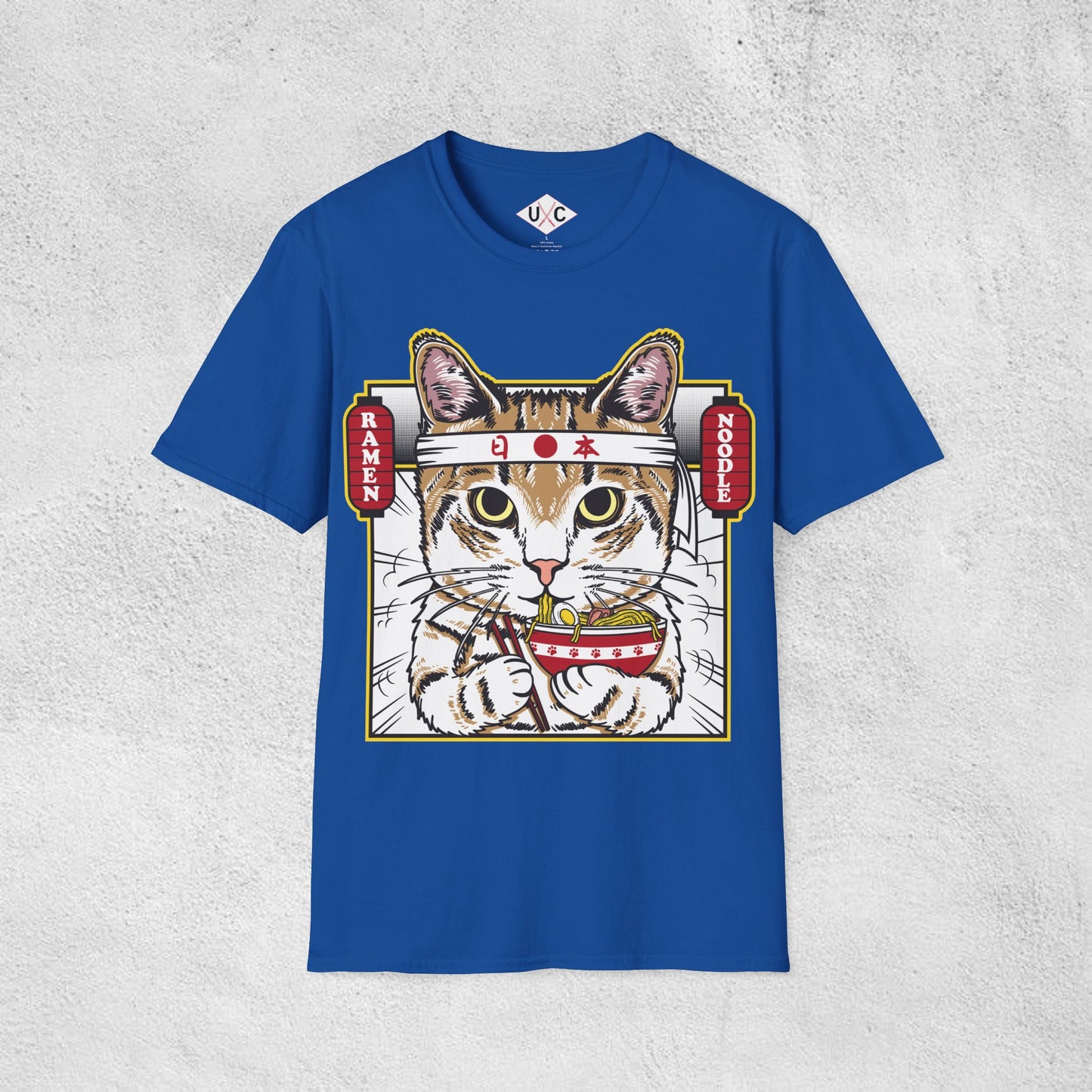 Samurai Ramen Cat T-Shirt