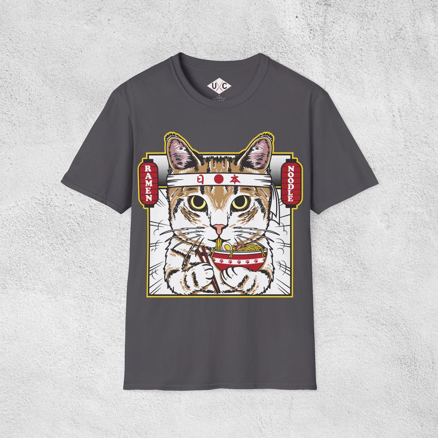 Samurai Ramen Cat T-Shirt
