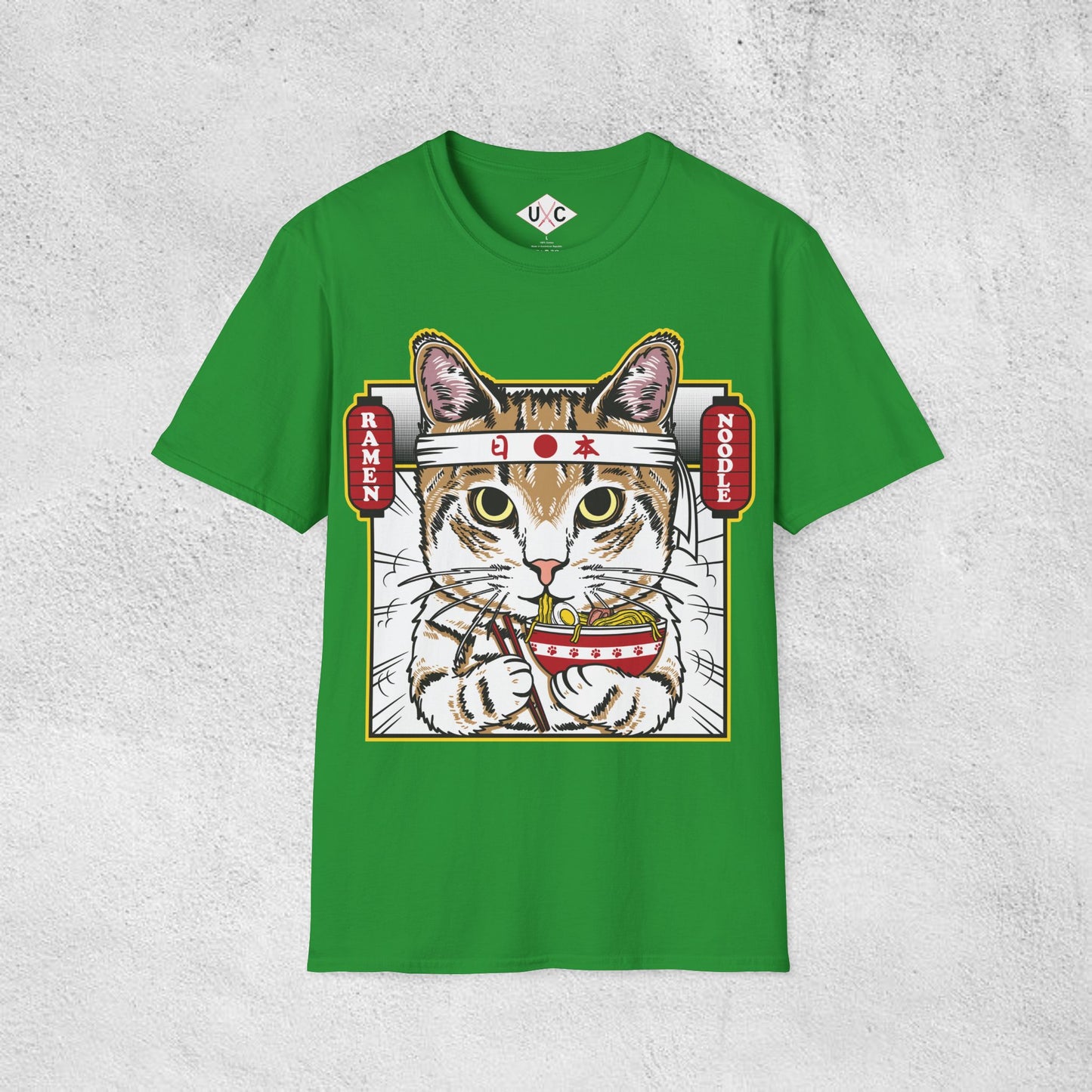 Samurai Ramen Cat T-Shirt