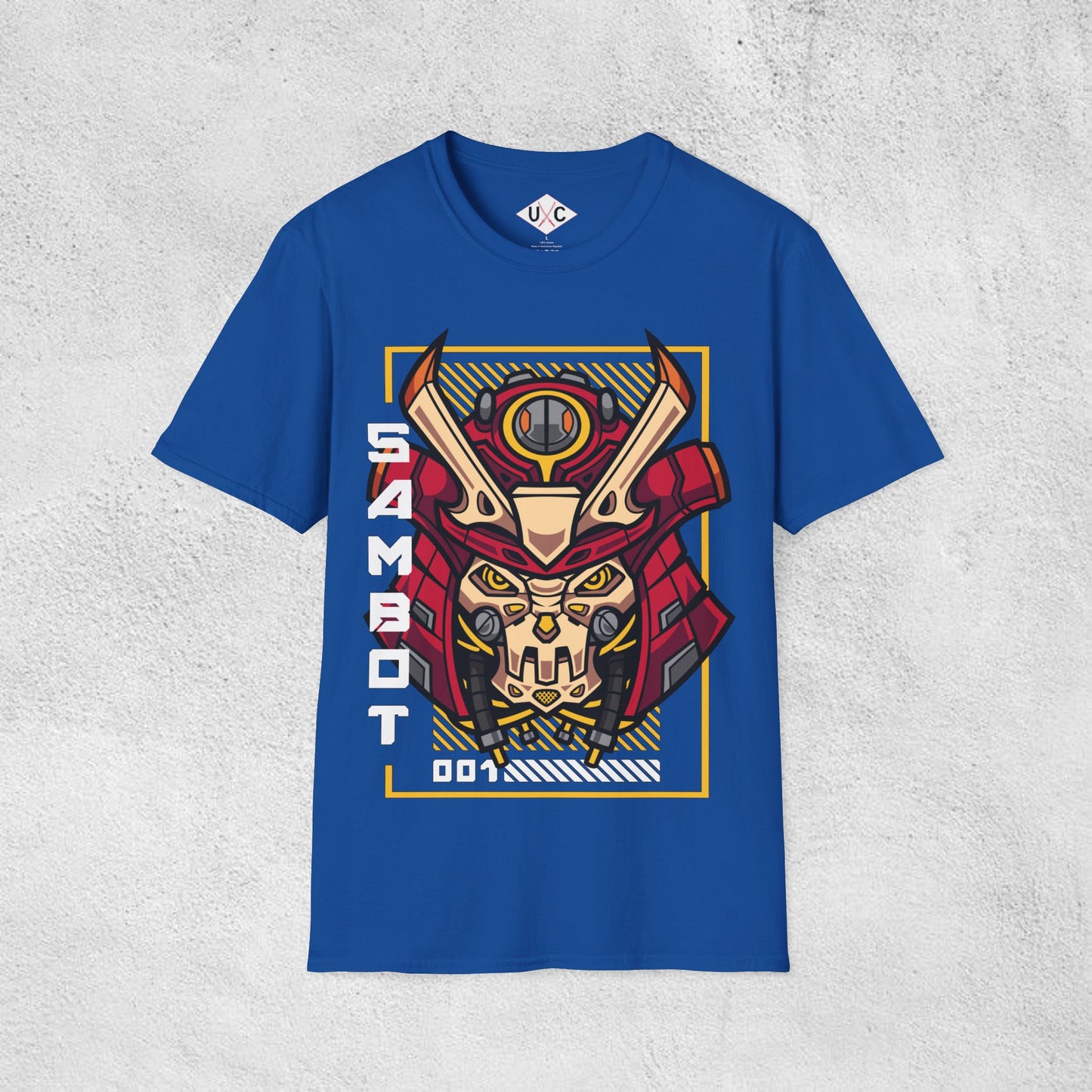 SamBot 001 Mecha Samurai Graphic T-Shirt