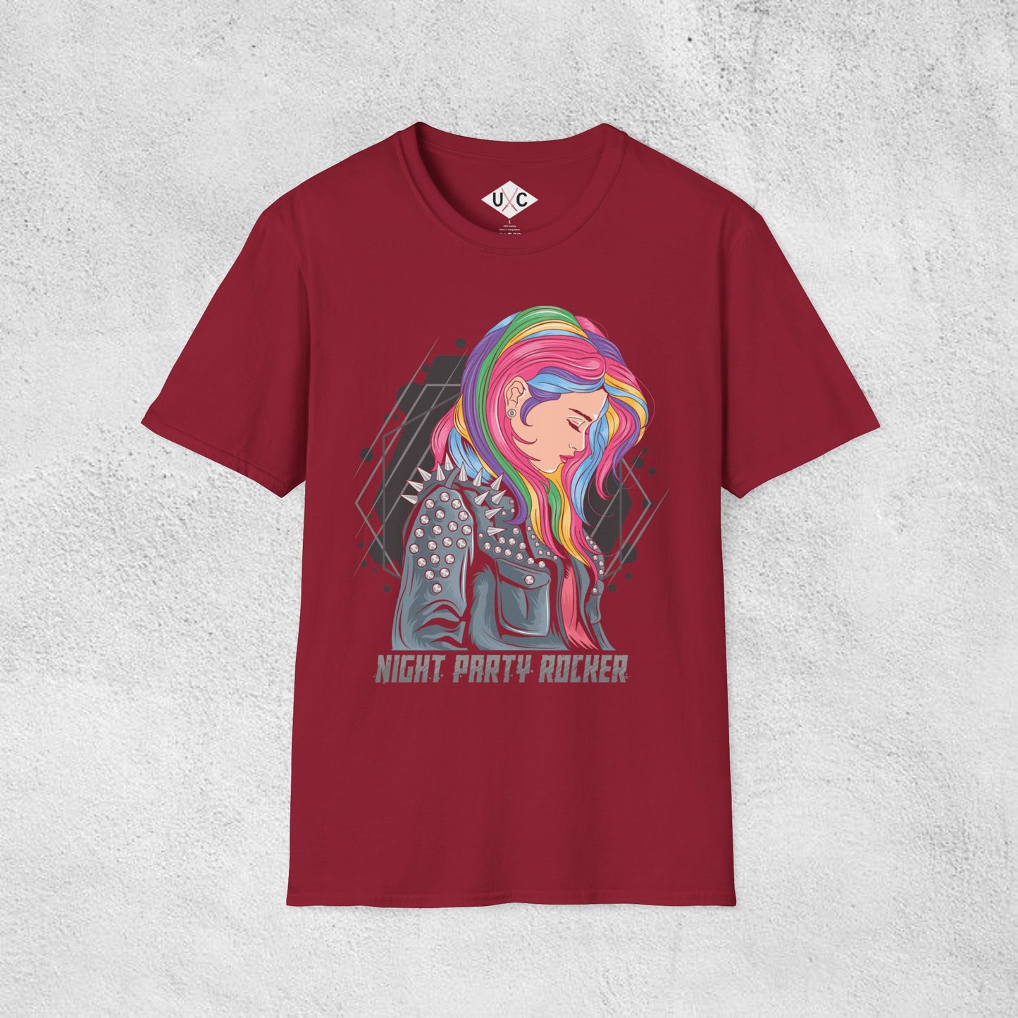 Punk Rock Girl Graphic T-Shirt
