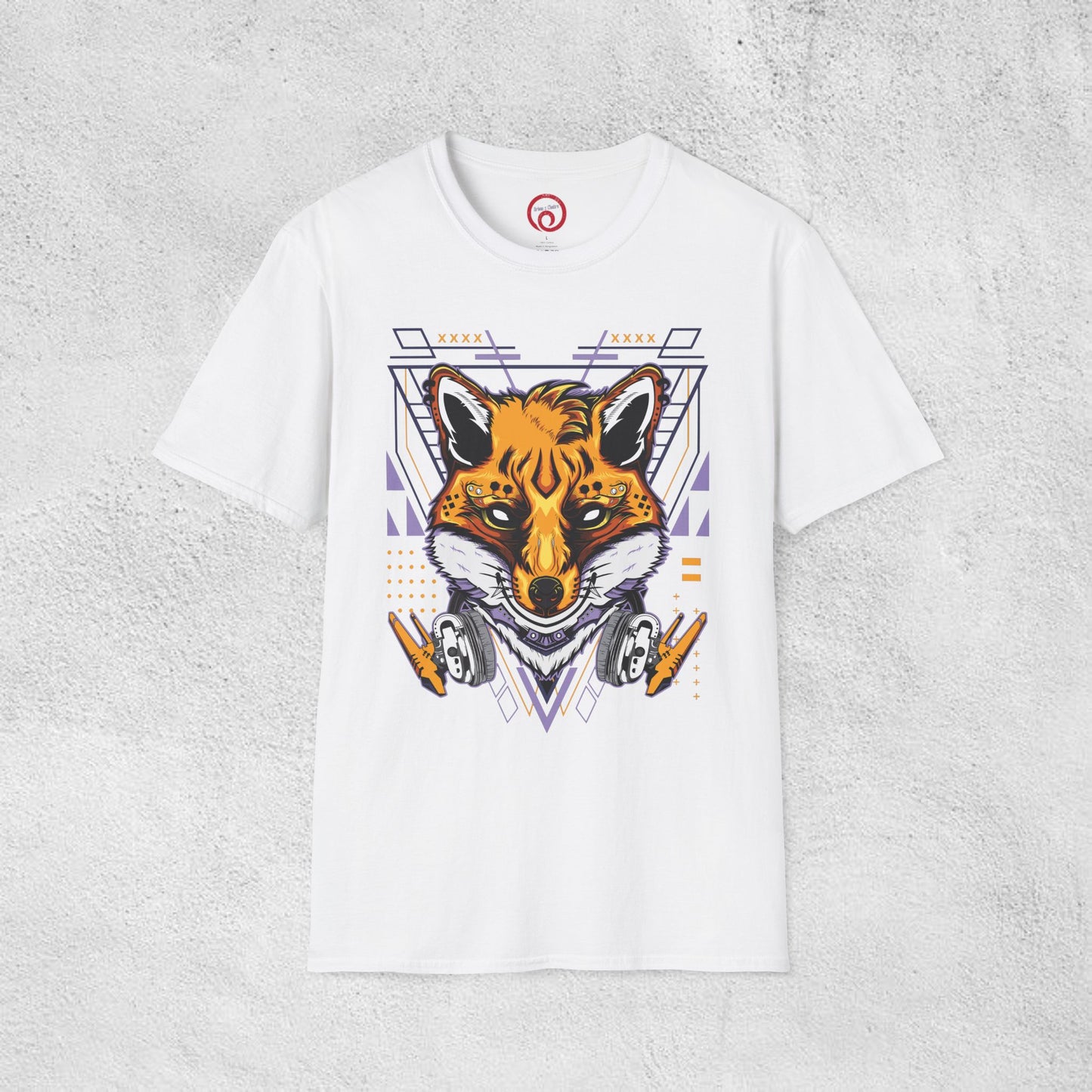 Techno-Fox Graphic T-Shirt