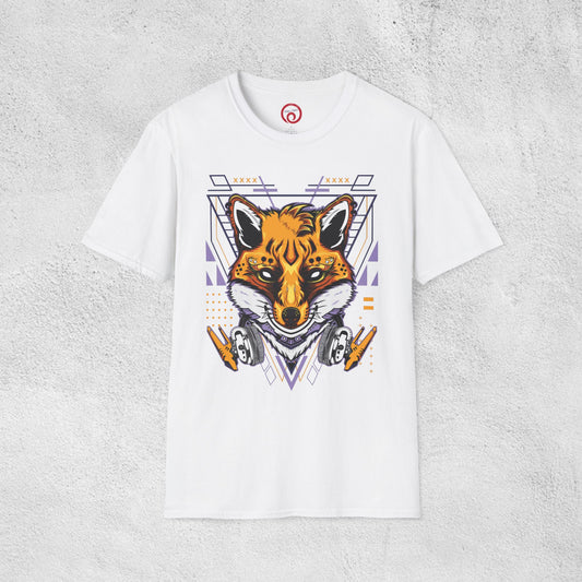 Techno-Fox Graphic T-Shirt