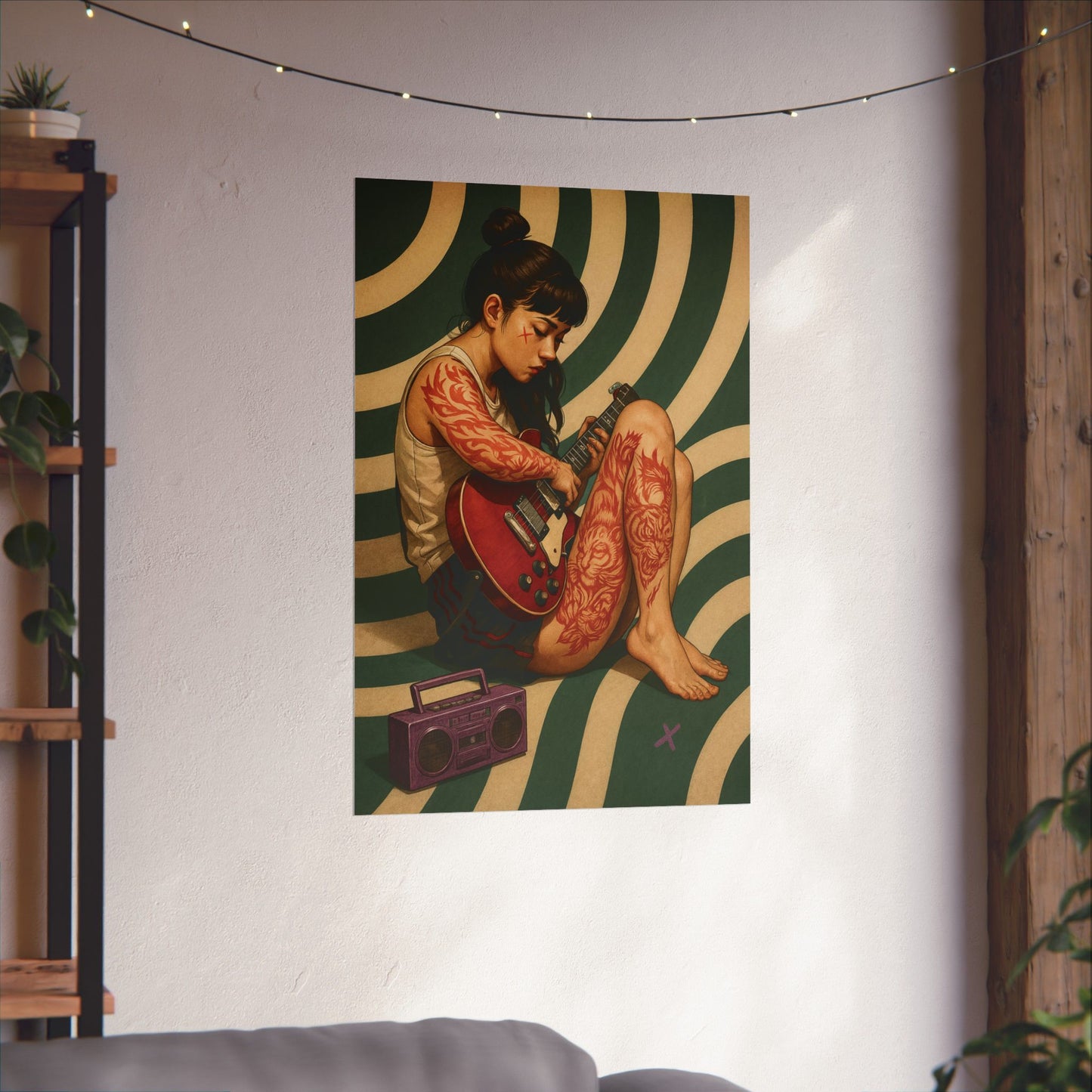 Electric Soul Music Poster - Street Art & Graffiti Culture