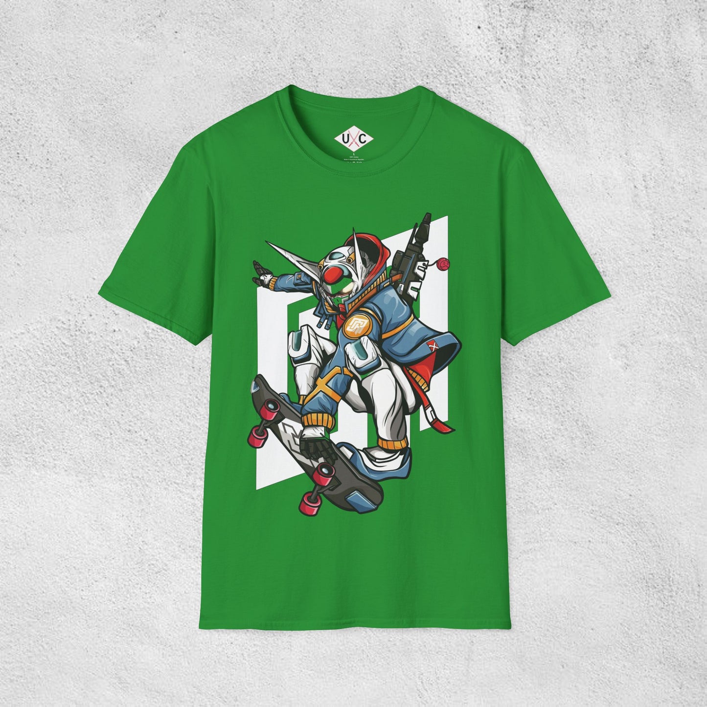 Skater Vanguard Mecha Graphic T-Shirt