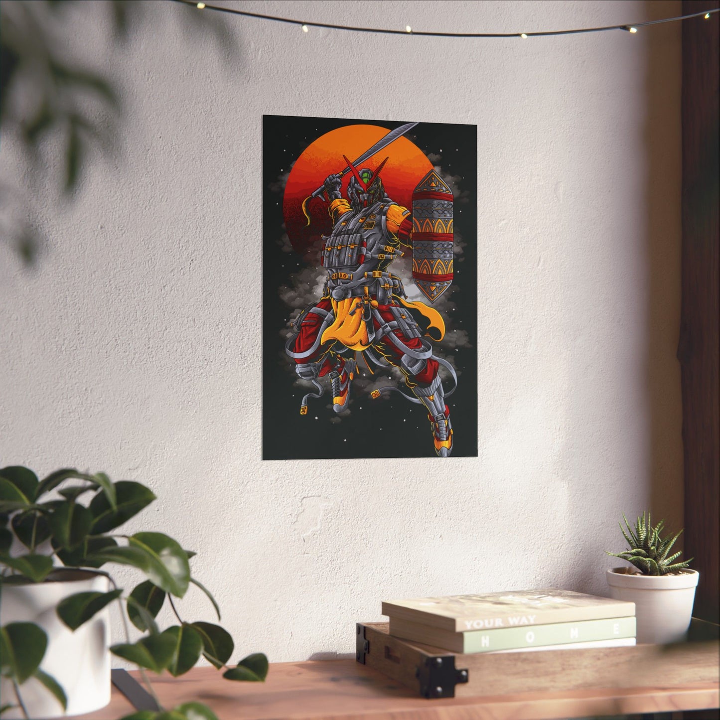 Modern Samurai: Futuristic  Poster