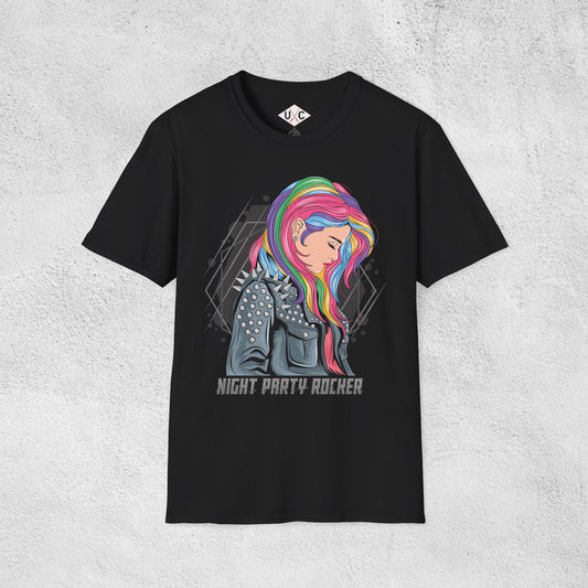 Punk Rock Girl Graphic T-Shirt