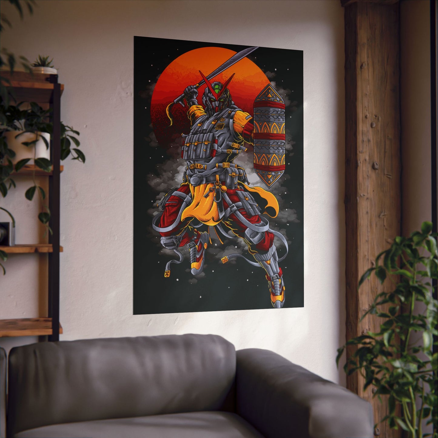 Modern Samurai: Futuristic  Poster