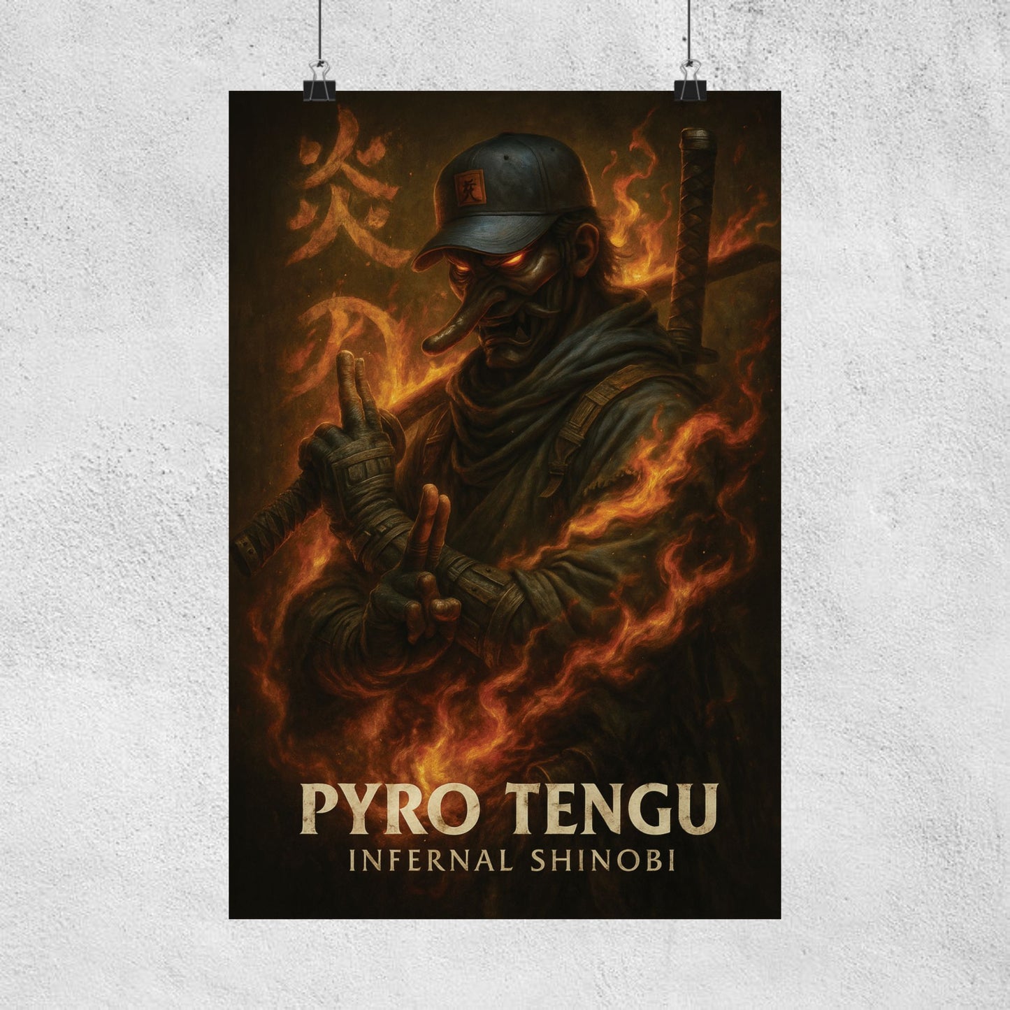 Pyro Tengu Infernal Shinobi Poster