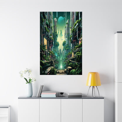 Urban Echoes: Futuristic Poster