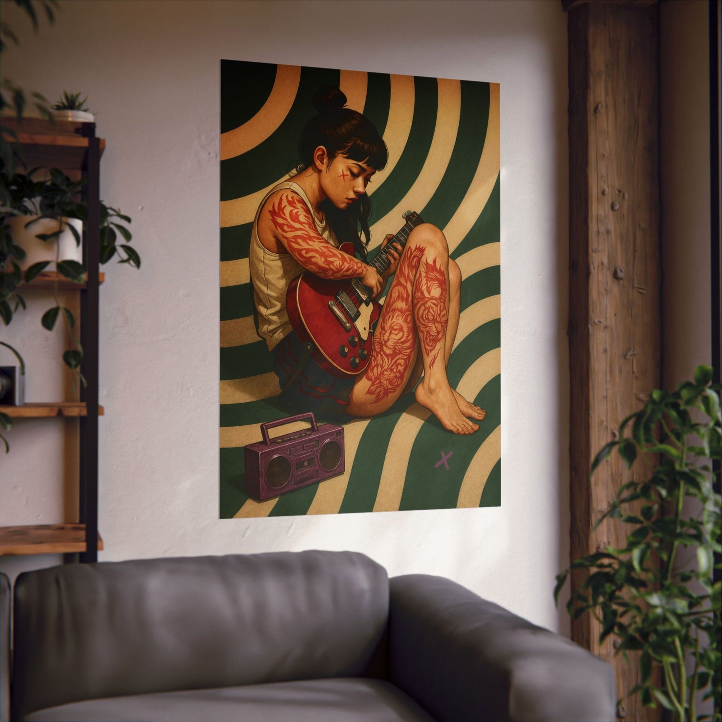Electric Soul Music Poster - Street Art & Graffiti Culture
