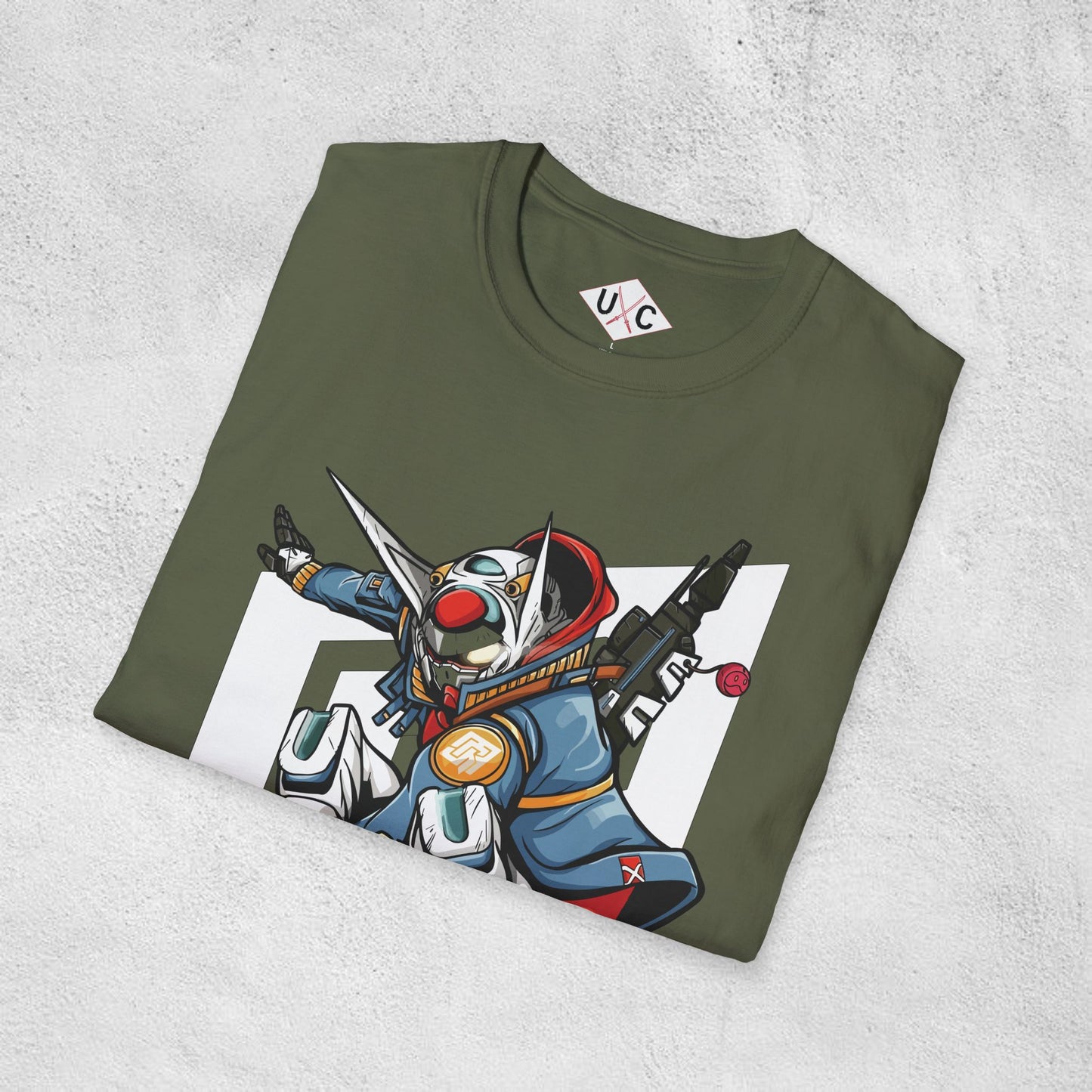 Skater Vanguard Mecha Graphic T-Shirt