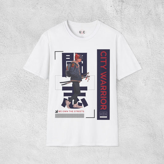City Warrior: Oni Guardian Otaku Streetwear T-Shirt