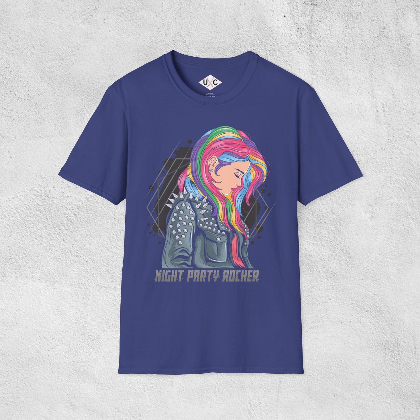 Punk Rock Girl Graphic T-Shirt