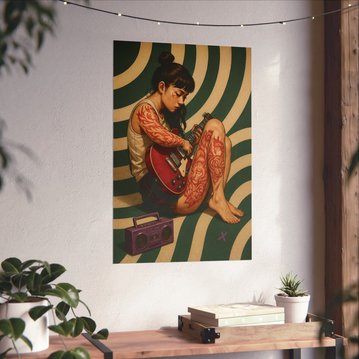 Electric Soul Music Poster - Street Art & Graffiti Culture