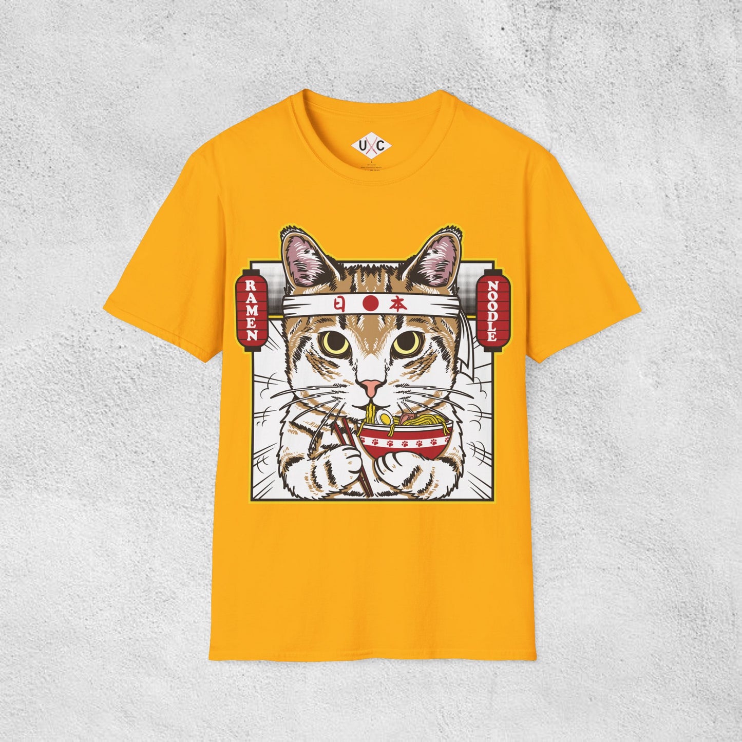 Samurai Ramen Cat T-Shirt
