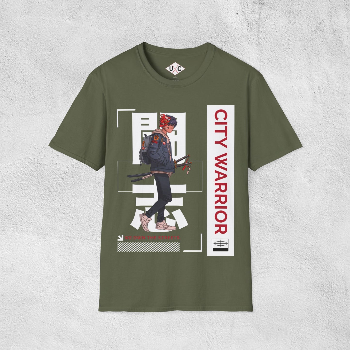 City Warrior: Oni Guardian Otaku Streetwear T-Shirt