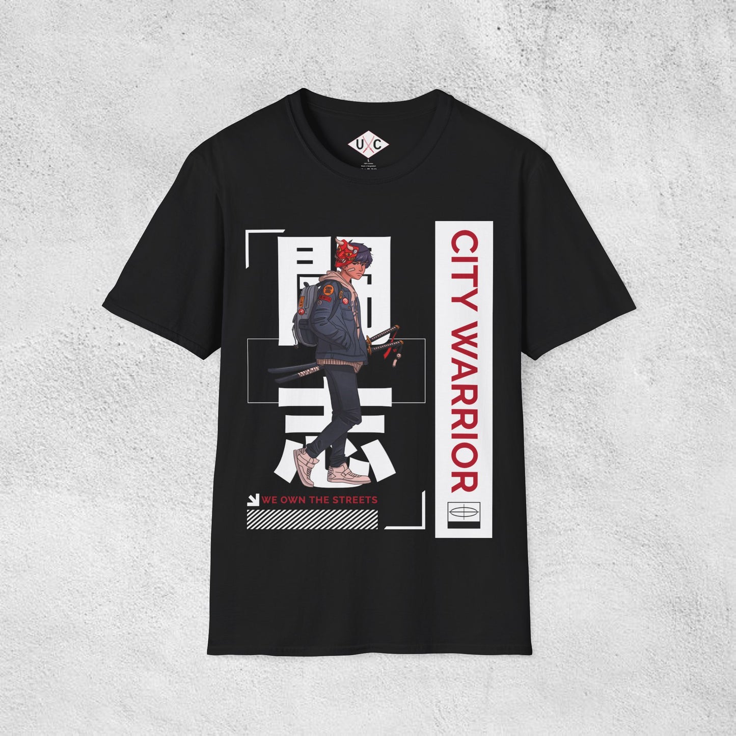 City Warrior: Oni Guardian Otaku Streetwear T-Shirt