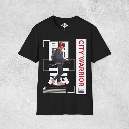 City Warrior: Oni Guardian Otaku Streetwear T-Shirt