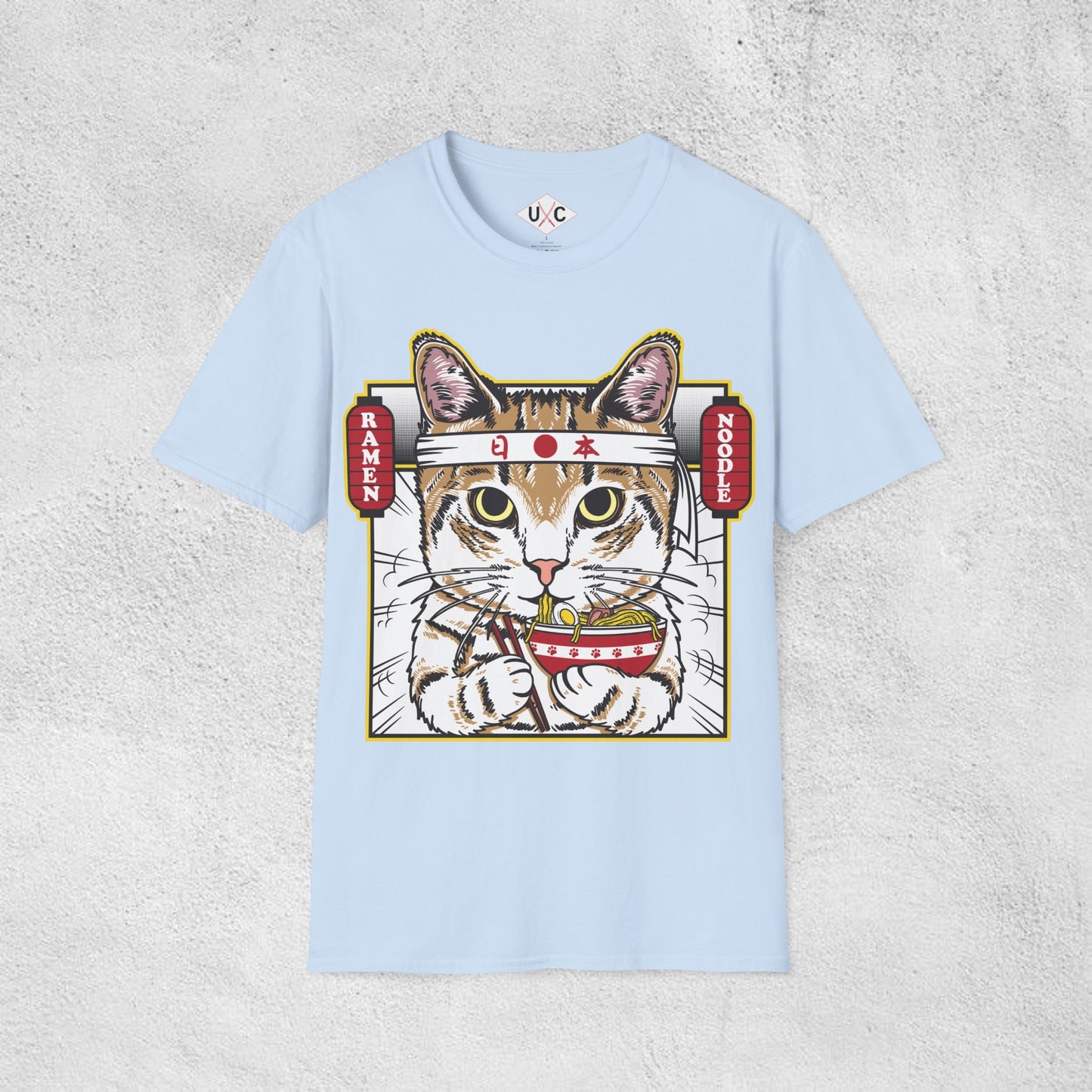 Samurai Ramen Cat T-Shirt