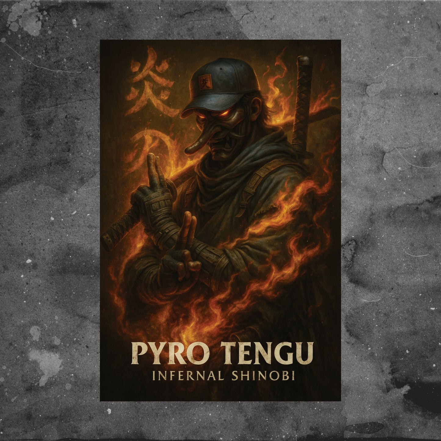 Pyro Tengu Infernal Shinobi Poster