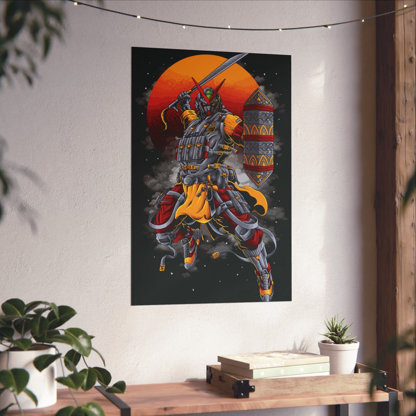 Modern Samurai: Futuristic  Poster