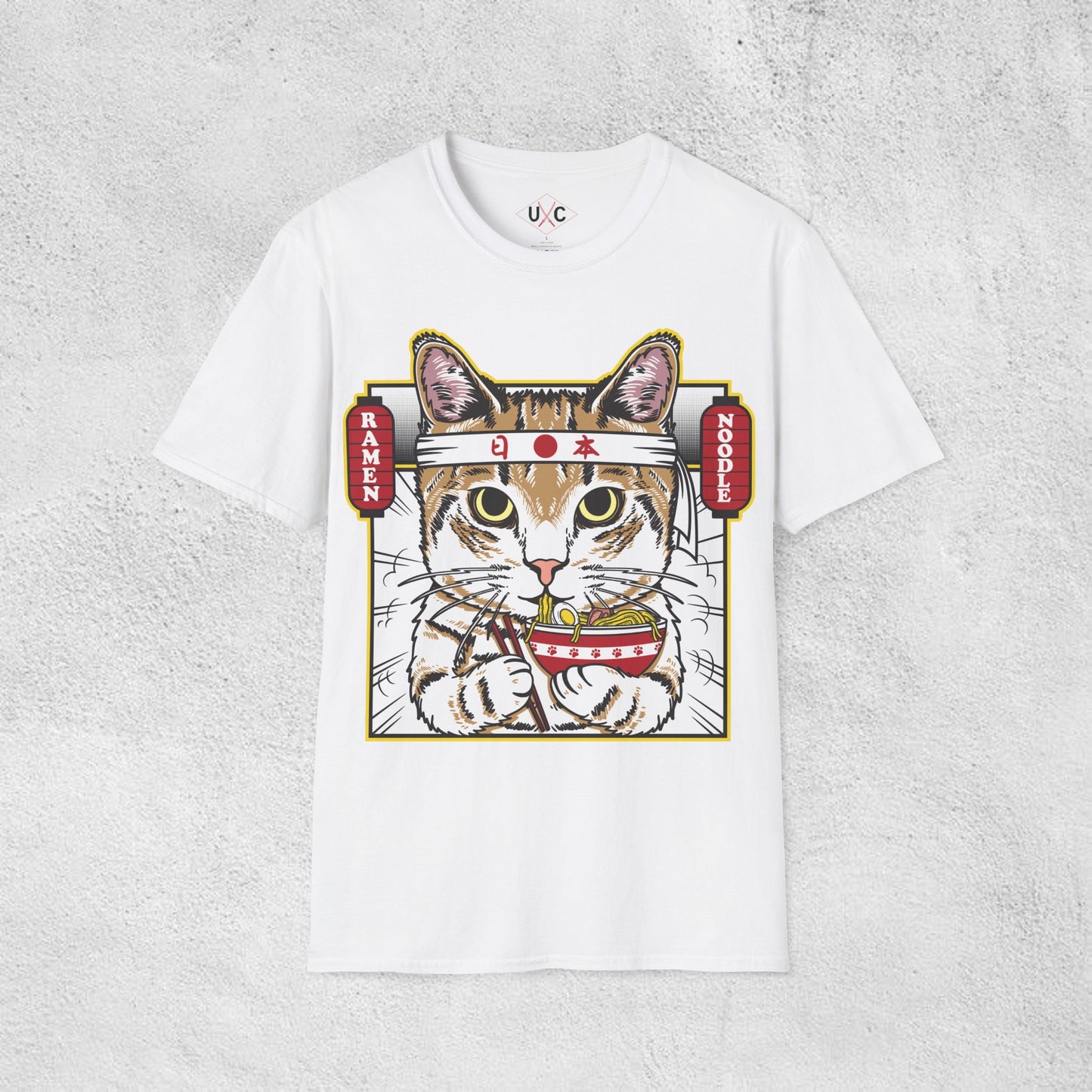 Samurai Ramen Cat T-Shirt