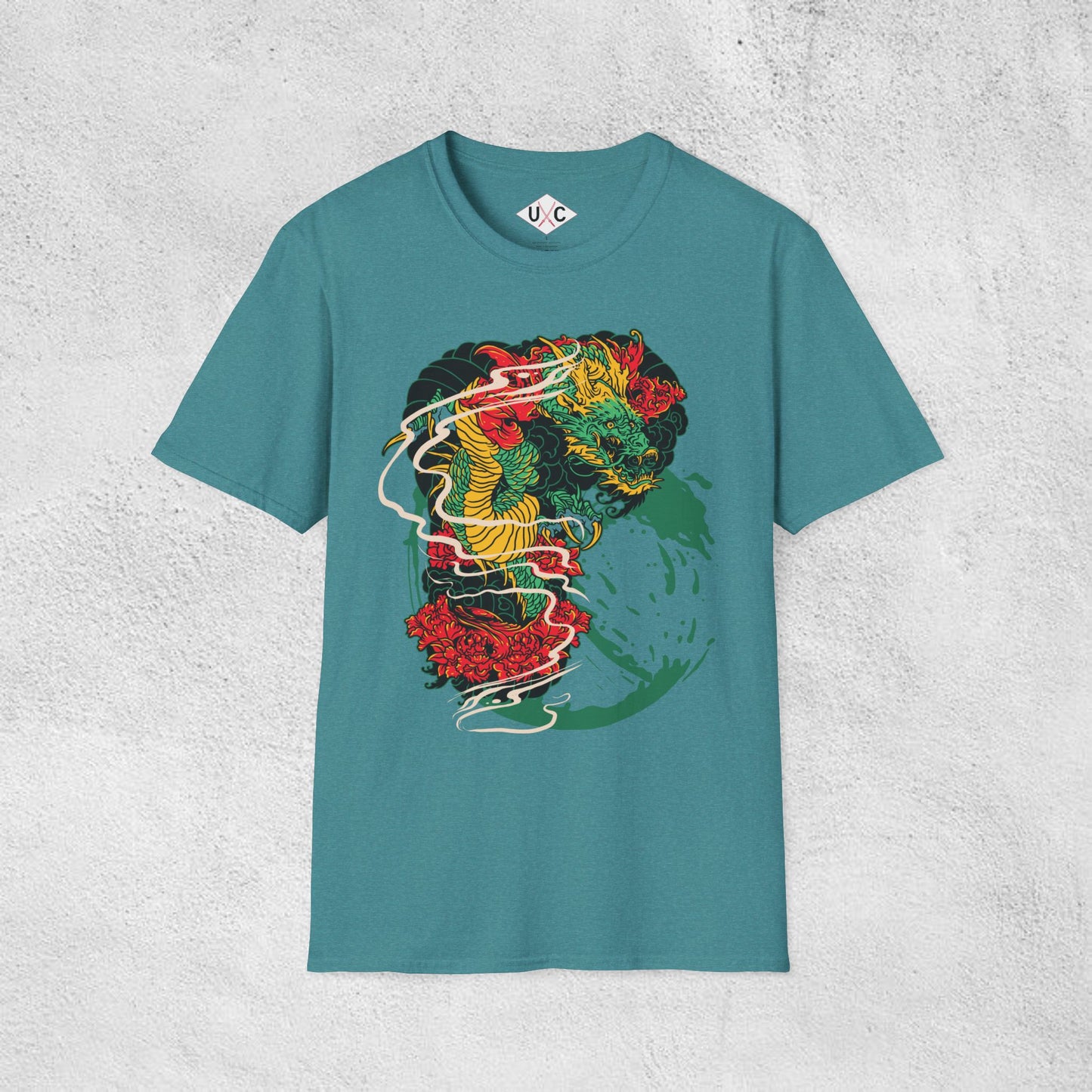 Mythic Dragon Surge Graphic T-Shirt