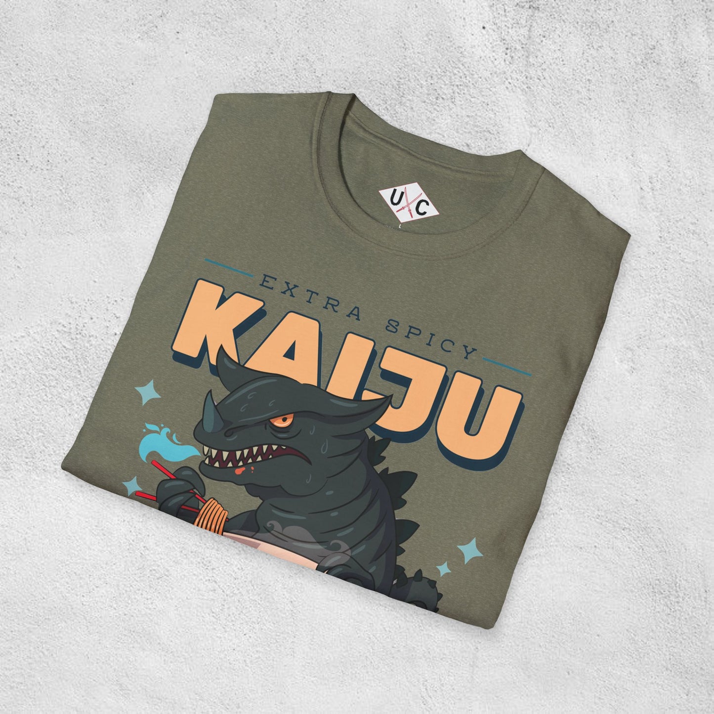 Kaiju Crave: Extra Spicy Ramen Graphic T-Shirt