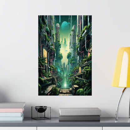 Urban Echoes: Futuristic Poster