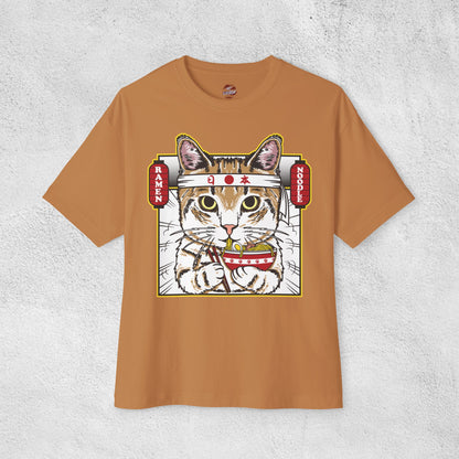 Cat Ramen Oversized T-Shirt