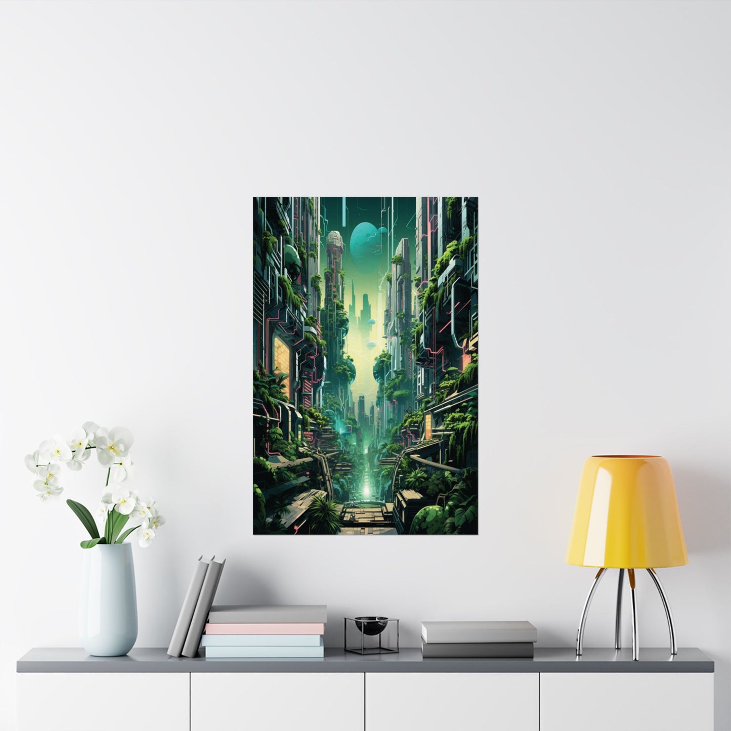 Urban Echoes: Futuristic Poster