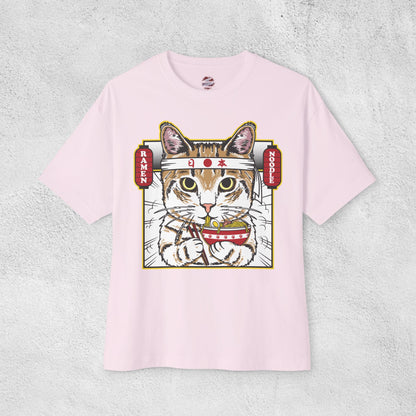 Cat Ramen Oversized T-Shirt