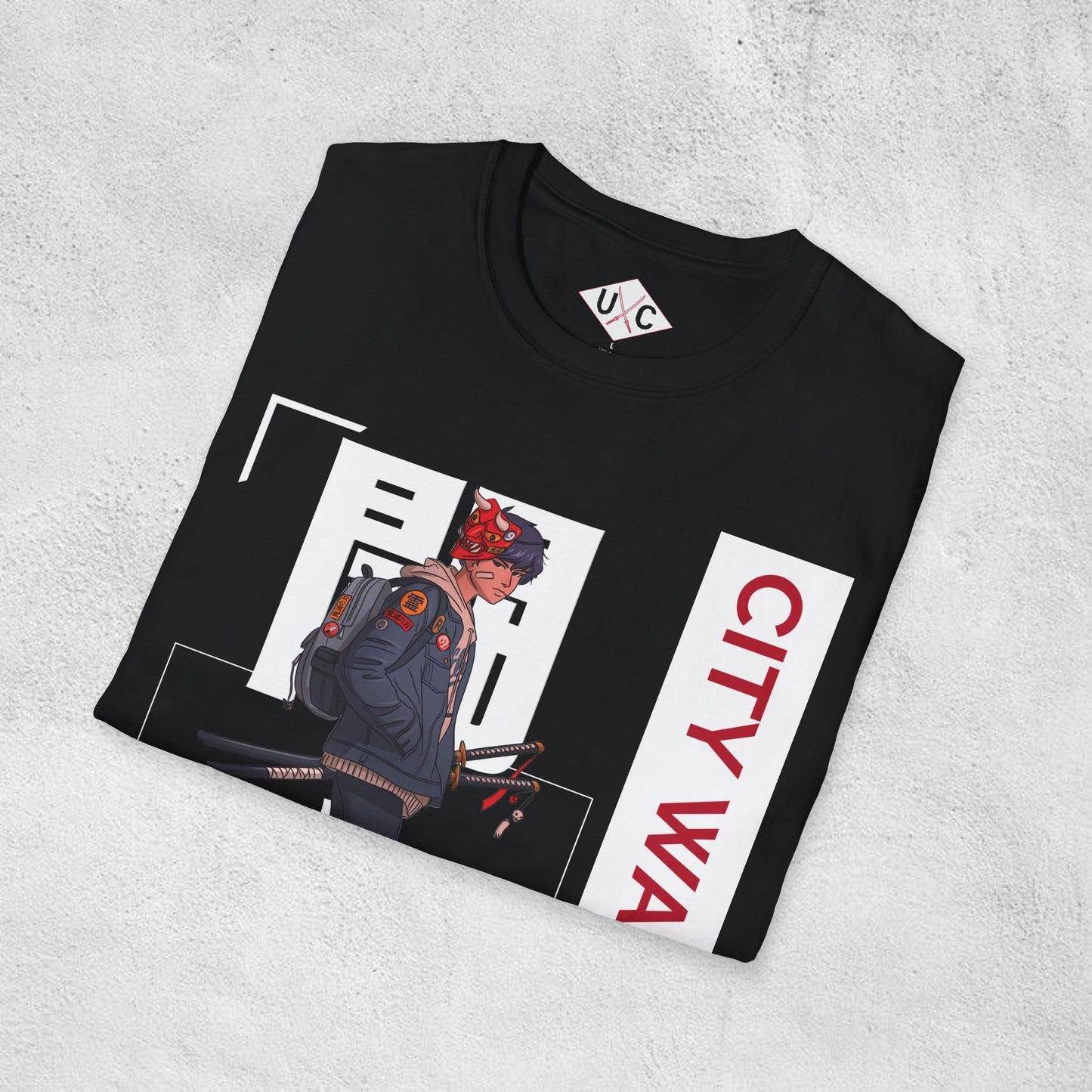 City Warrior: Oni Guardian Otaku Streetwear T-Shirt