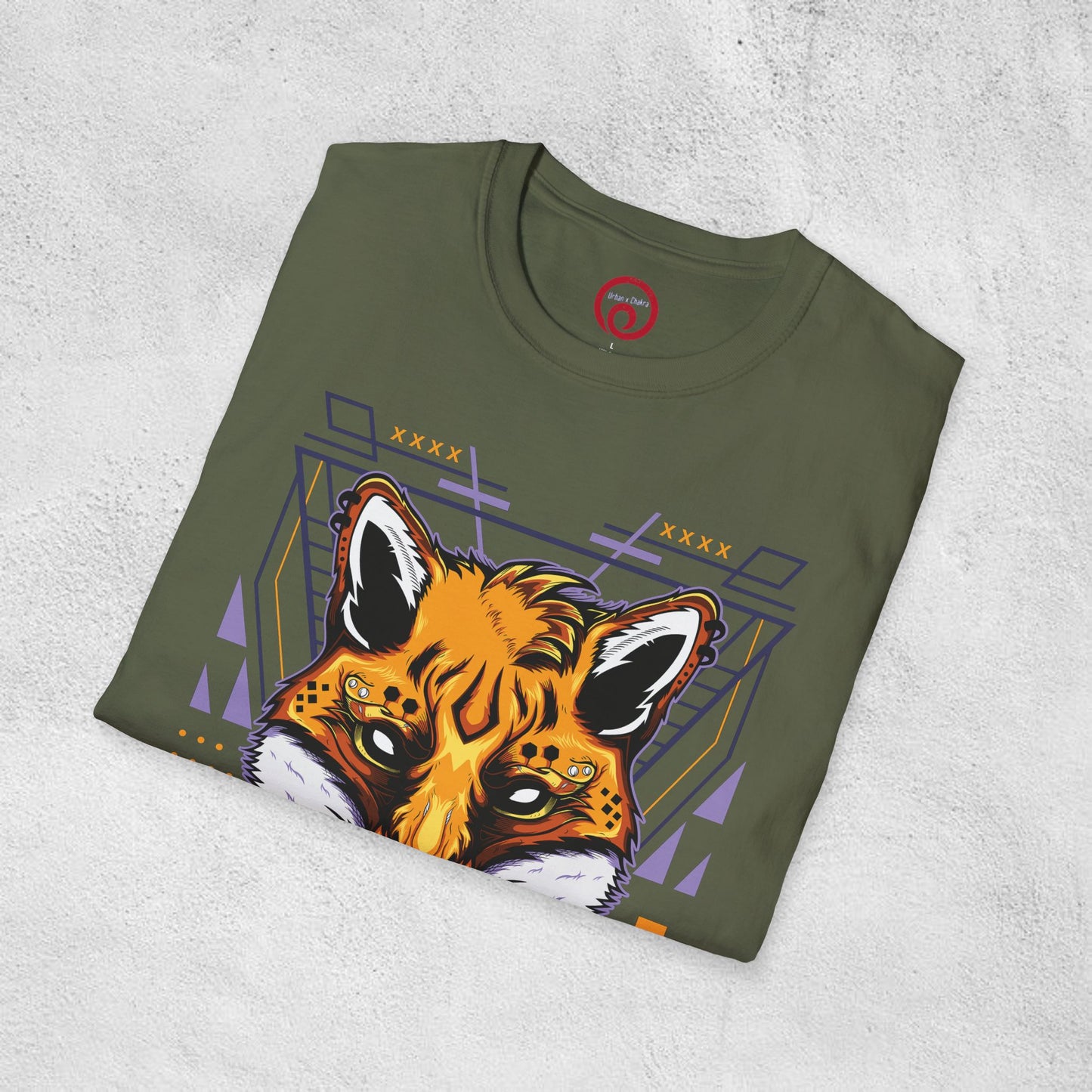 Techno-Fox Graphic T-Shirt