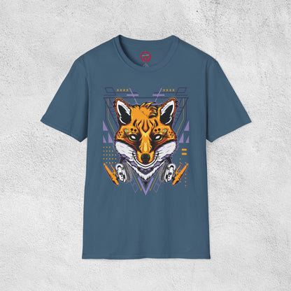 Techno-Fox Graphic T-Shirt