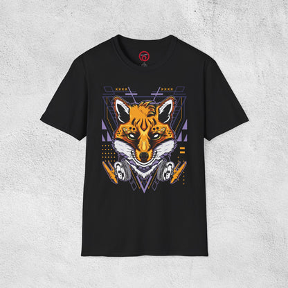 Techno-Fox Graphic T-Shirt