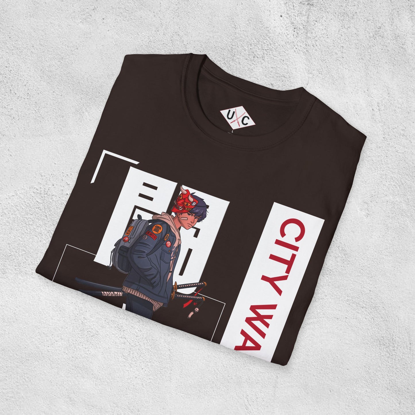 City Warrior: Oni Guardian Otaku Streetwear T-Shirt