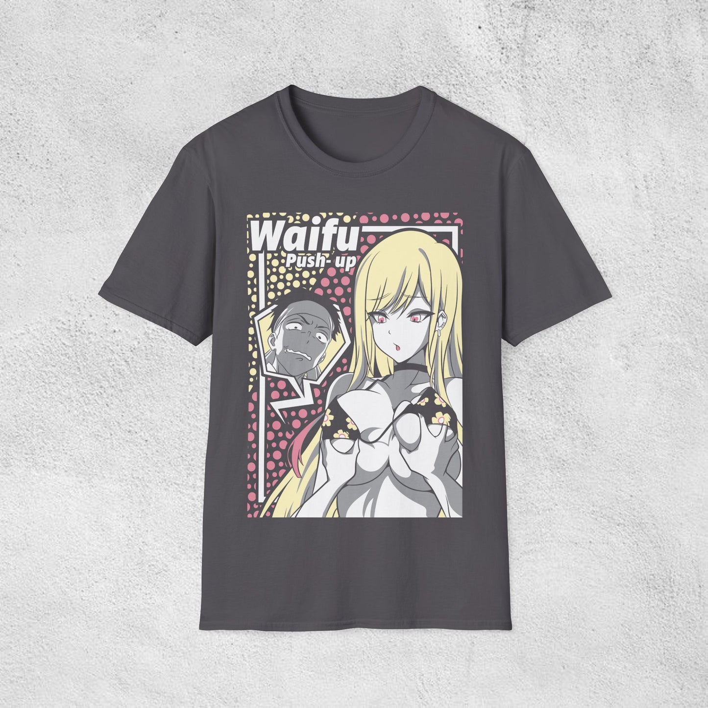 Waifu Anime Theme T-Shirt - Cute Kawaii Anime Girl Tee, Japanese Otaku Apparel, Sexy Manga Fan Shirt, Unisex Anime Clothing