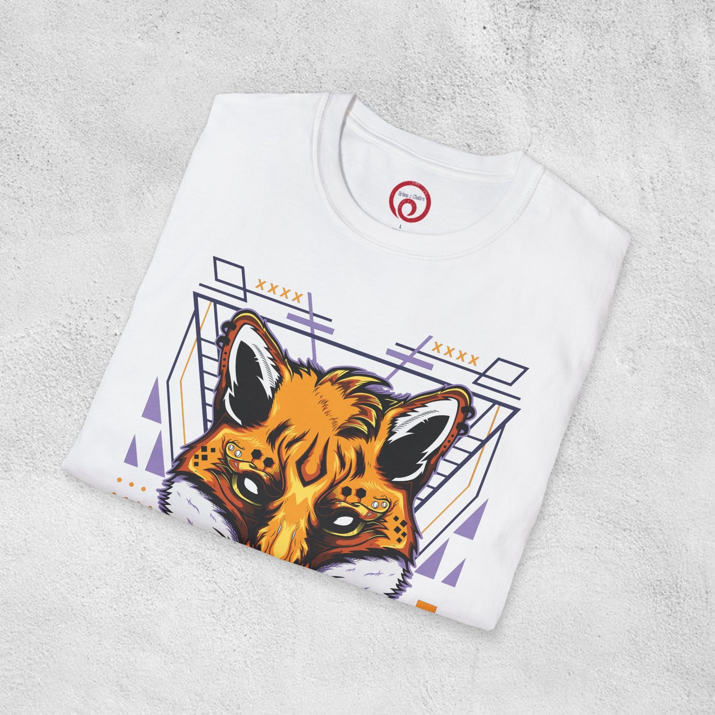 Techno-Fox Graphic T-Shirt