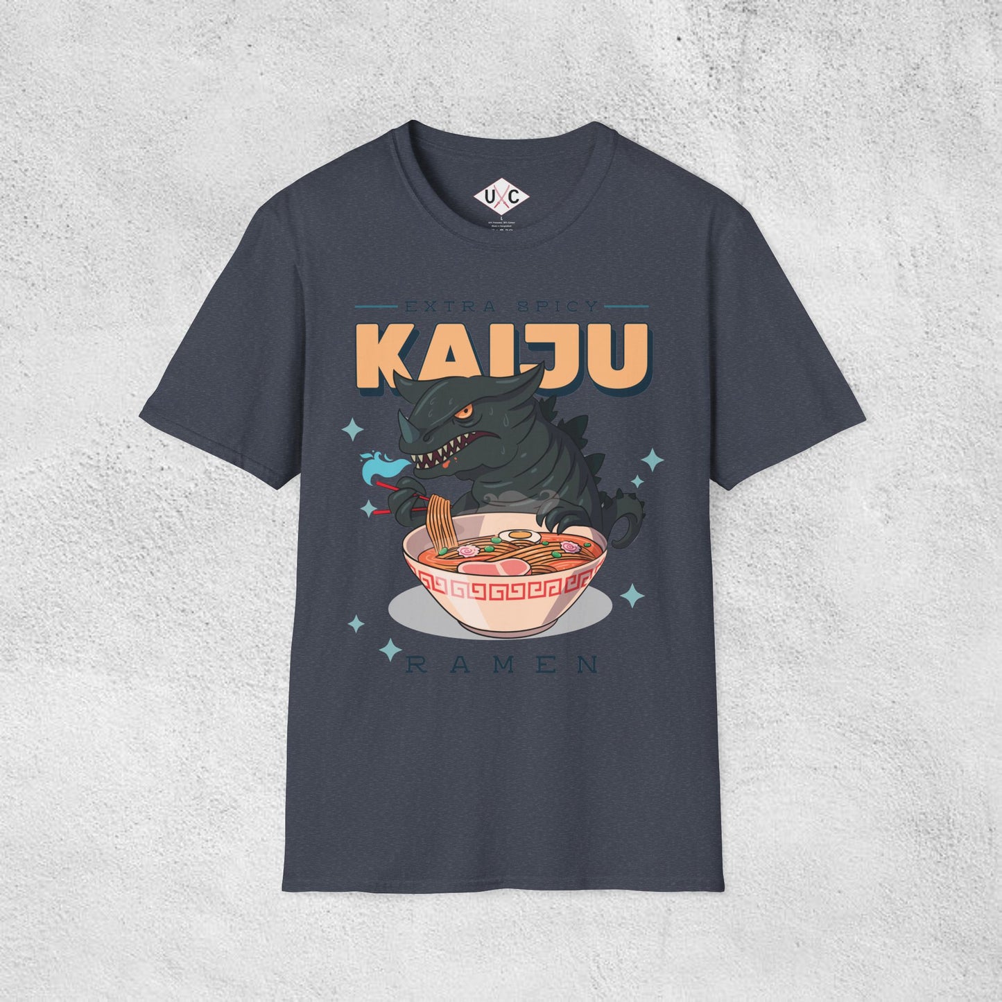 Kaiju Crave: Extra Spicy Ramen Graphic T-Shirt