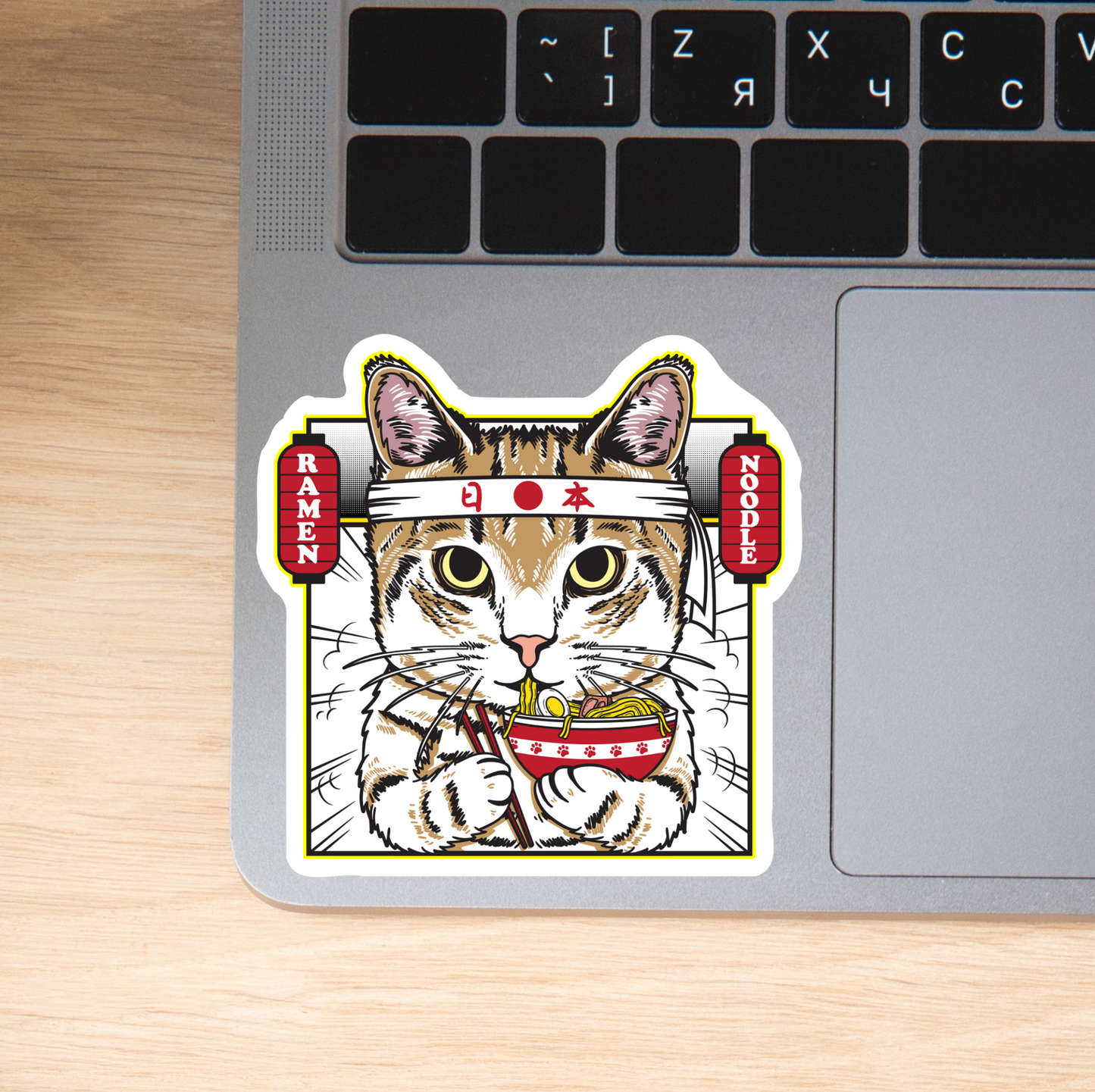 Cat Ramen Sticker