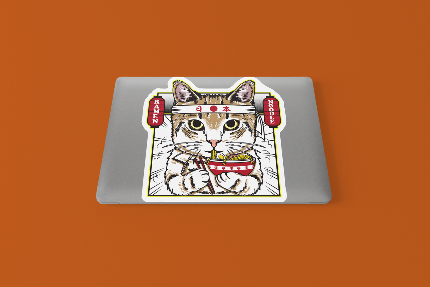 Cat Ramen Sticker